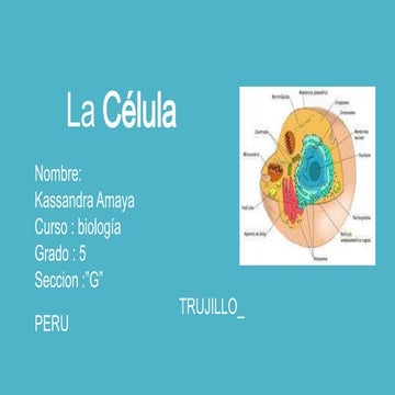 La célula