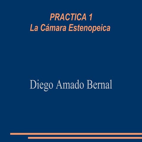 La cámara estenopeica