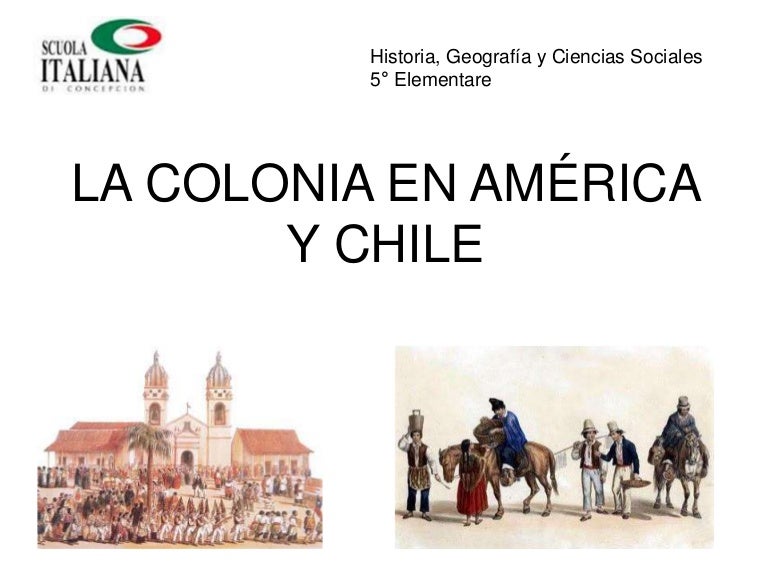 La colonia en américa y chile
