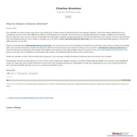 How to choose a divorce attorney?