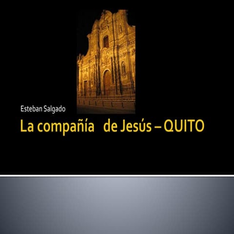 La compañía   de jesús – quito