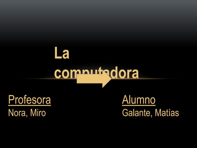 La compu power point