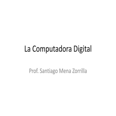 La computadora digital