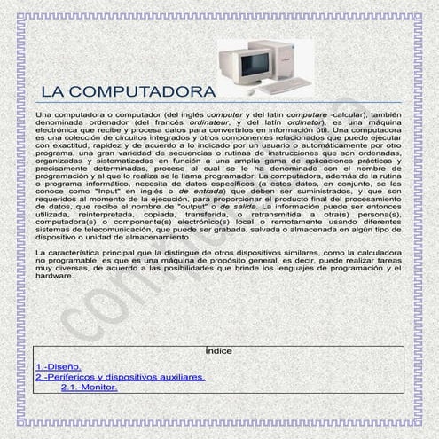 La computadora (pág web de computo)