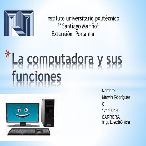 Presentacion Conceptos basicos de computación | PPTX