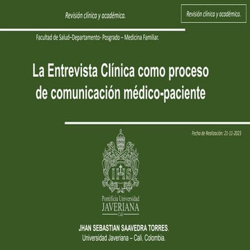 La comunicación asistencial prioridad para el médico familiar.
