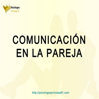 La comunicación en la pareja