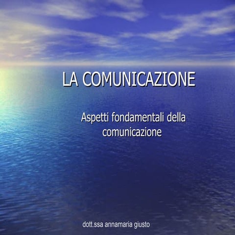 La comunicazione