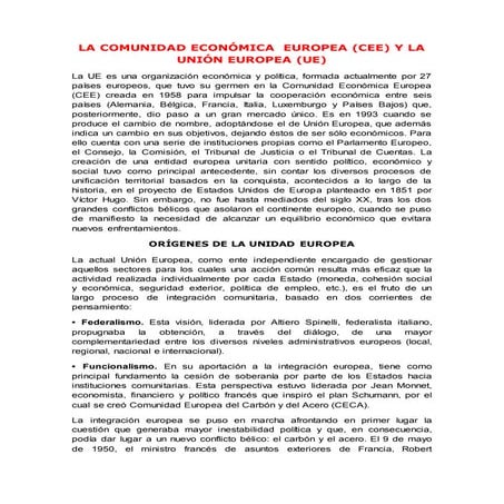 La comunidad económica europea PDF