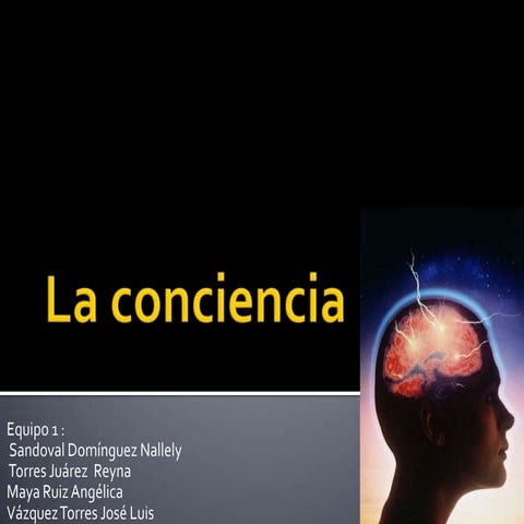 La conciencia | PPTX