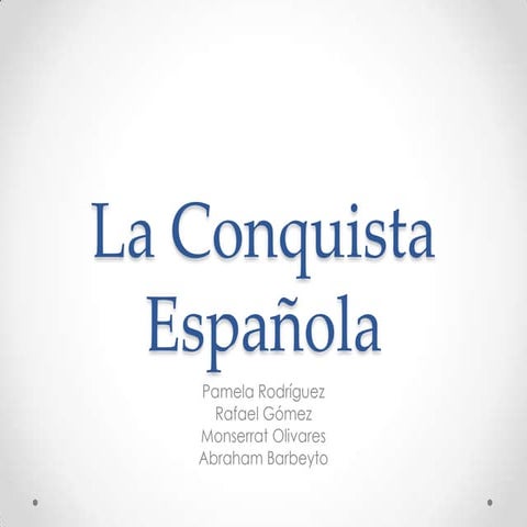 La conquista de los grandes imperios indígenas | PPT