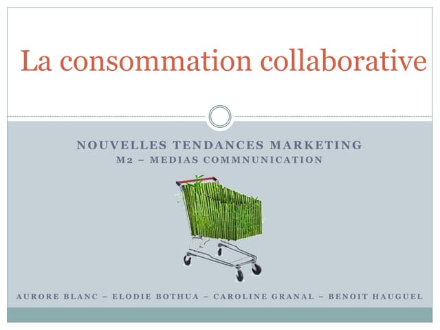 La consommation collaborative