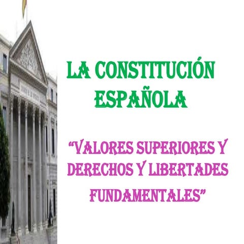 La constitución española