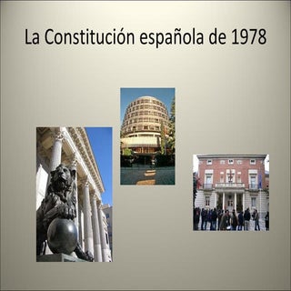 La constitución española de 1978