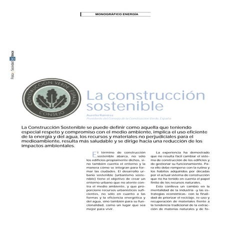 La construccion sostenible