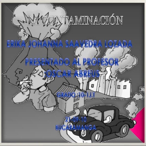 La contaminacion ambiental 