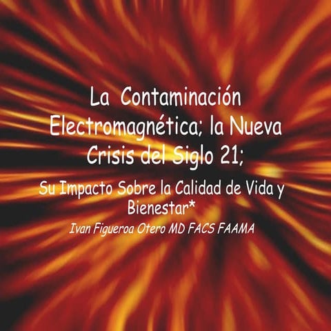 La  contaminación electromagnética i revisada