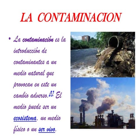 La  contaminacion aracely masabanda