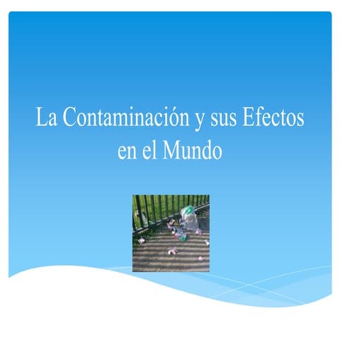 Lacontaminacionysusefectosenelmundo 121211210412-phpapp01