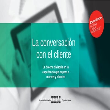 La conversacion con el cliente