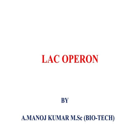 Lactose operon/metabolism of lactose in E.Coli