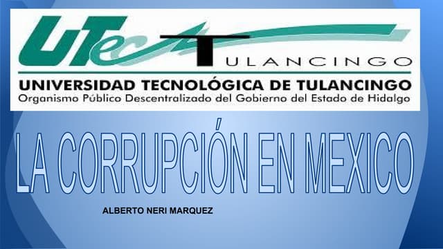 La corrupción en mexico