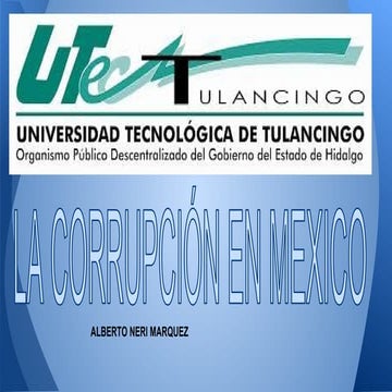 La corrupción en mexico