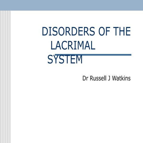 the lecture human eye lacrimal disease .pptx