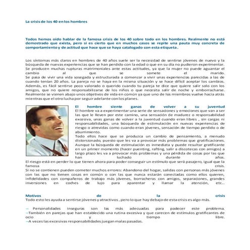 La crisis de los 40