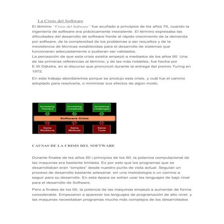 La crisis del software | DOCX