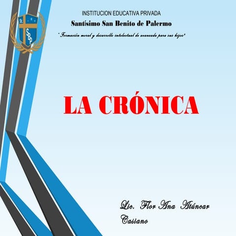 La crónica-definición