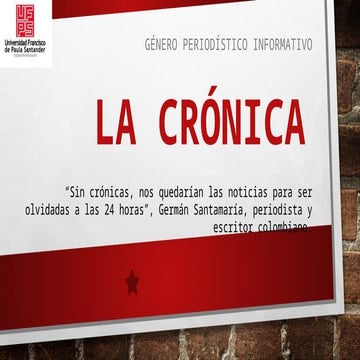 LA CRÓNICA, comunicación social y reportaje.pptx