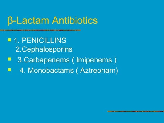 meropenem | PPT - Lactam Antibiotics Like Meropenem