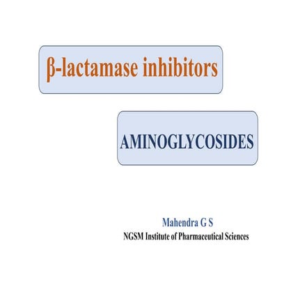 β-lactamase inhibitors.pptx