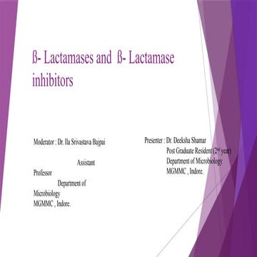 ß- Lactamases and ß- lactamase inhibitors.pptx