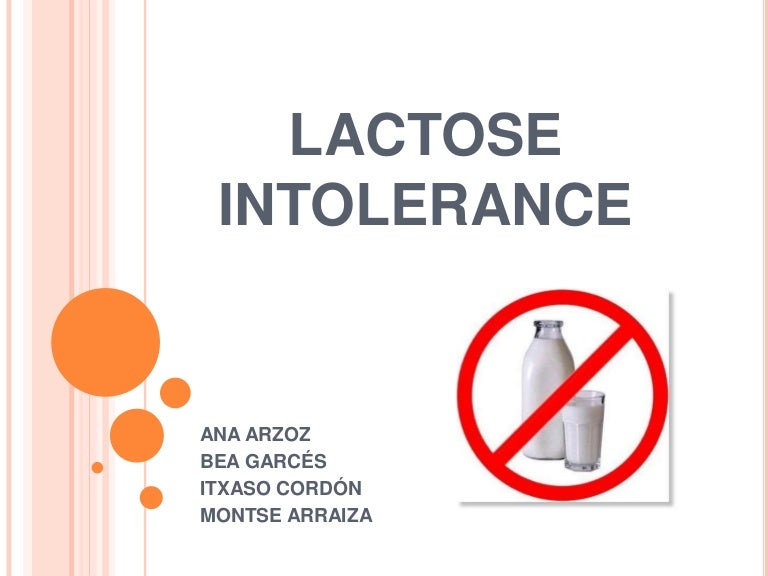 Lactose intolerance