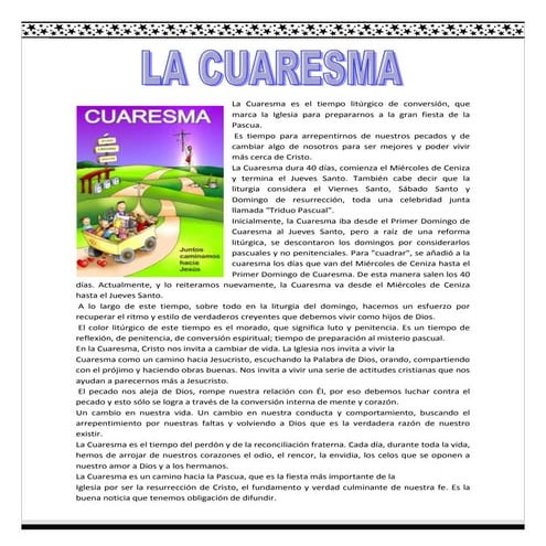 La Cuaresma