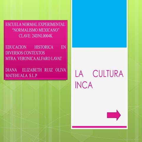 La cultura inca