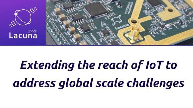 Extending the reach of IoT to address global scale challenges