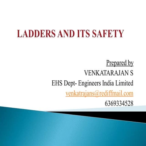 Ladder Types & Safety & Requirements