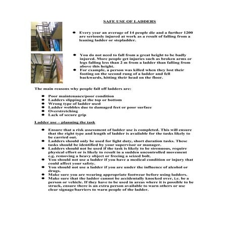 Ladder handout