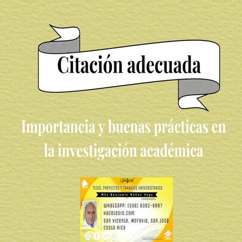 La debida citación, es lo pertinente (Benjamín Núñez Vega)