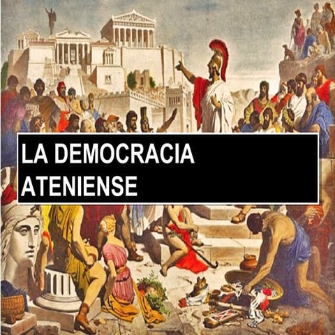 Democracia Ateniense La Democracia Ateniense Del Siglo V A.C.: