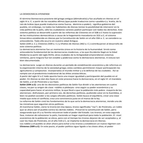 Séptimo básico. Unidad 2. Clase 3. La organización de la democracia ...