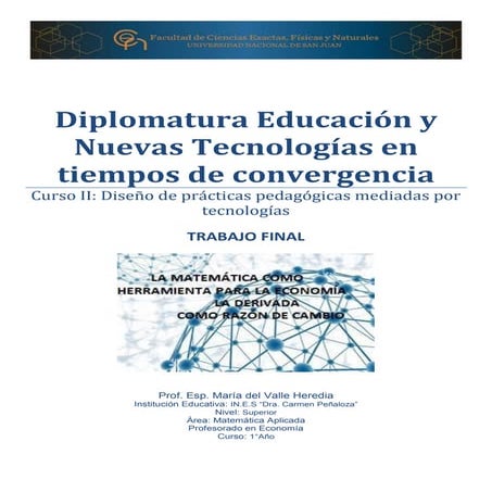 La derivada como razón de cambio