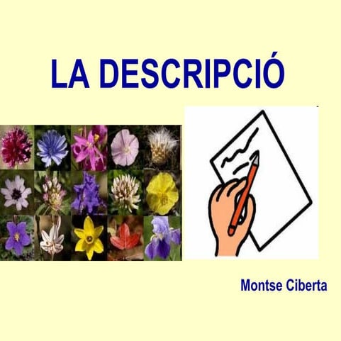 La descripció1 powerpoint