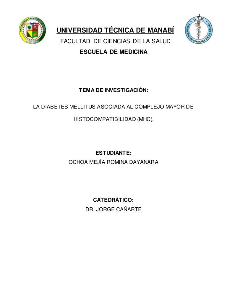 diabetes tipo 1 y mhc 1