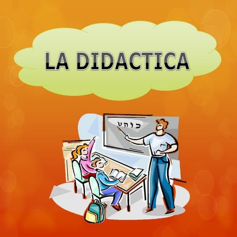 La didactica