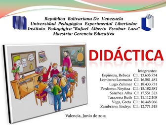 La didáctica educativa