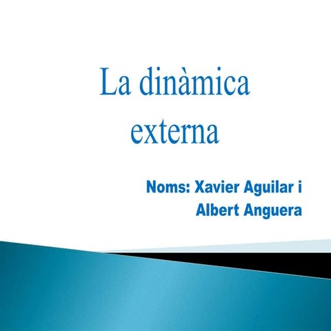 La dinàmica externa